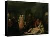 A Rake's Progress VIII: the Rake in Bedlam, 1733-William Hogarth-Stretched Canvas