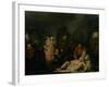 A Rake's Progress VIII: the Rake in Bedlam, 1733-William Hogarth-Framed Giclee Print