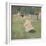 A Rally, 1885 (W/C on Paper)-John Lavery-Framed Giclee Print