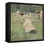 A Rally, 1885 (W/C on Paper)-John Lavery-Framed Stretched Canvas