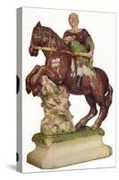 A Ralph Wood equestrian figure of King William III, in the guise of a Roman Emperor, 1785, (1923)-Ralph Wood-Stretched Canvas