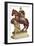 A Ralph Wood equestrian figure of King William III, in the guise of a Roman Emperor, 1785, (1923)-Ralph Wood-Framed Giclee Print