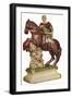 A Ralph Wood equestrian figure of King William III, in the guise of a Roman Emperor, 1785, (1923)-Ralph Wood-Framed Giclee Print