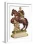 A Ralph Wood equestrian figure of King William III, in the guise of a Roman Emperor, 1785, (1923)-Ralph Wood-Framed Giclee Print