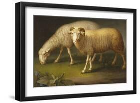 A Ram and a Sheep-Johan Wenzel Peter-Framed Giclee Print