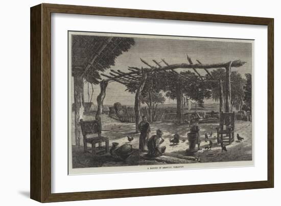 A Rancho in Araguay, Paraguay-null-Framed Giclee Print