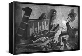 A Ransacked Egyptian Tomb, 1933-1934-Amedee Forestier-Framed Stretched Canvas