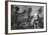 A Ransacked Egyptian Tomb, 1933-1934-Amedee Forestier-Framed Giclee Print