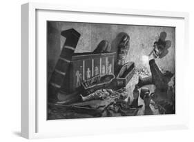 A Ransacked Egyptian Tomb, 1933-1934-Amedee Forestier-Framed Giclee Print