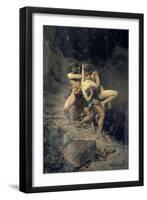 A Rape in the Stone Age, 1888-Paul Joseph Jamin-Framed Giclee Print