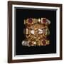 A Rare and Important Renaissance Jewelled Gold and Enamel Dated Marriage Ring, Circa 1610-null-Framed Giclee Print