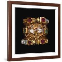 A Rare and Important Renaissance Jewelled Gold and Enamel Dated Marriage Ring, Circa 1610-null-Framed Giclee Print