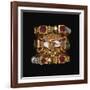 A Rare and Important Renaissance Jewelled Gold and Enamel Dated Marriage Ring, Circa 1610-null-Framed Giclee Print