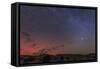 A Rare Aurora Display over Black Mesa, Okalahoma, Usa-null-Framed Stretched Canvas