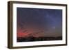 A Rare Aurora Display over Black Mesa, Okalahoma, Usa-null-Framed Photographic Print