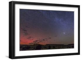 A Rare Aurora Display over Black Mesa, Okalahoma, Usa-null-Framed Photographic Print