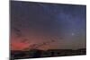 A Rare Aurora Display over Black Mesa, Okalahoma, Usa-null-Mounted Photographic Print