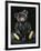 A Rare Black Steiff Teddy Bear with Rich Black Curly Mohair, circa 1912-Steiff-Framed Giclee Print