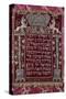 A Rare German Jewelled Parochet (Torah Ark Curtain)-null-Stretched Canvas