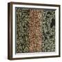 A Rare Huari Cotton Textile Resist-Dyed with Erratic Geometric Motifs-null-Framed Giclee Print