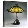 A Rare 'Octopus' Leaded Glass and Bronze Table Lamp-Guiseppe Barovier-Stretched Canvas