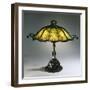 A Rare 'Octopus' Leaded Glass and Bronze Table Lamp-Guiseppe Barovier-Framed Giclee Print