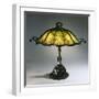 A Rare 'Octopus' Leaded Glass and Bronze Table Lamp-Guiseppe Barovier-Framed Giclee Print