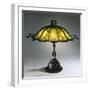 A Rare 'Octopus' Leaded Glass and Bronze Table Lamp-Guiseppe Barovier-Framed Giclee Print