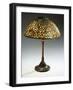 A Rare 'Pebble' Leaded Glass, Stone and Bronze Table Lamp-Guiseppe Barovier-Framed Giclee Print