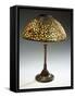 A Rare 'Pebble' Leaded Glass, Stone and Bronze Table Lamp-Guiseppe Barovier-Framed Stretched Canvas