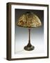 A Rare 'Pebble' Leaded Glass, Stone and Bronze Table Lamp-Guiseppe Barovier-Framed Giclee Print