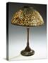 A Rare 'Pebble' Leaded Glass, Stone and Bronze Table Lamp-Guiseppe Barovier-Stretched Canvas