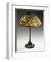 A Rare 'Pebble' Leaded Glass, Stone and Bronze Table Lamp-Guiseppe Barovier-Framed Giclee Print