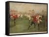 A Rare Print of England V. Wales. January 5th 1895 at Swansea-null-Framed Stretched Canvas