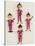 A Rare Set of Four Blown Glass Christmas Tree Decorations Modelled as the Beatles-null-Stretched Canvas