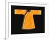 A Rare Tangerine Silk Informal Robe, the Orange Silk Woven with an Overall Pattern of Confronted…-null-Framed Giclee Print