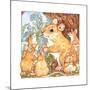 A Rat Family Eating Nuts-Wendy Edelson-Mounted Giclee Print