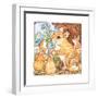 A Rat Family Eating Nuts-Wendy Edelson-Framed Giclee Print