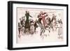 A Raucous Tea Dance, Somewhere in the Heart of Swinging Paris-null-Framed Art Print