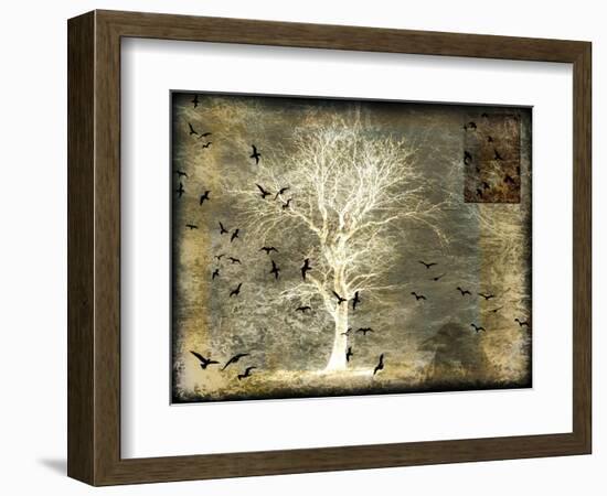 A Raven's World Spirit Tree-LightBoxJournal-Framed Giclee Print