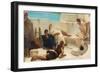 A Reading from Homer, 1885 (Oil on Canvas)-Lawrence Alma-Tadema-Framed Giclee Print