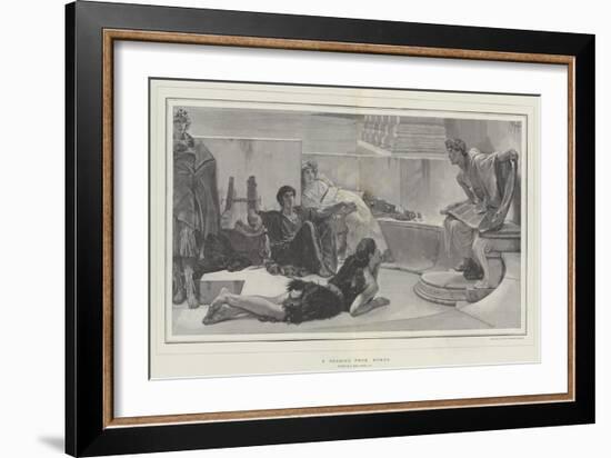 A Reading from Homer-Sir Lawrence Alma-Tadema-Framed Giclee Print