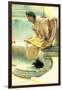 A Reading of Homer, Detail [2]-Sir Lawrence Alma-Tadema-Framed Art Print