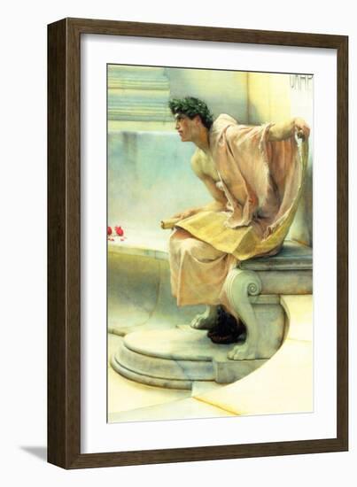 A Reading of Homer, Detail [2]-Sir Lawrence Alma-Tadema-Framed Art Print