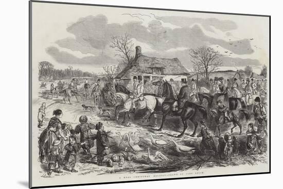 A Real Christmas Holiday-John Leech-Mounted Giclee Print