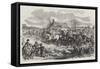 A Real Christmas Holiday-John Leech-Framed Stretched Canvas