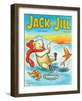 A Real Fish Story - Jack and Jill, January 1964-Patricia Lynn-Framed Giclee Print