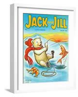 A Real Fish Story - Jack and Jill, January 1964-Patricia Lynn-Framed Giclee Print