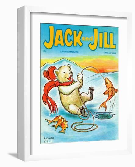 A Real Fish Story - Jack and Jill, January 1964-Patricia Lynn-Framed Premium Giclee Print