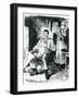 A Real Hard Case Illustration to Punch, 1875-Charles Keene-Framed Premium Giclee Print